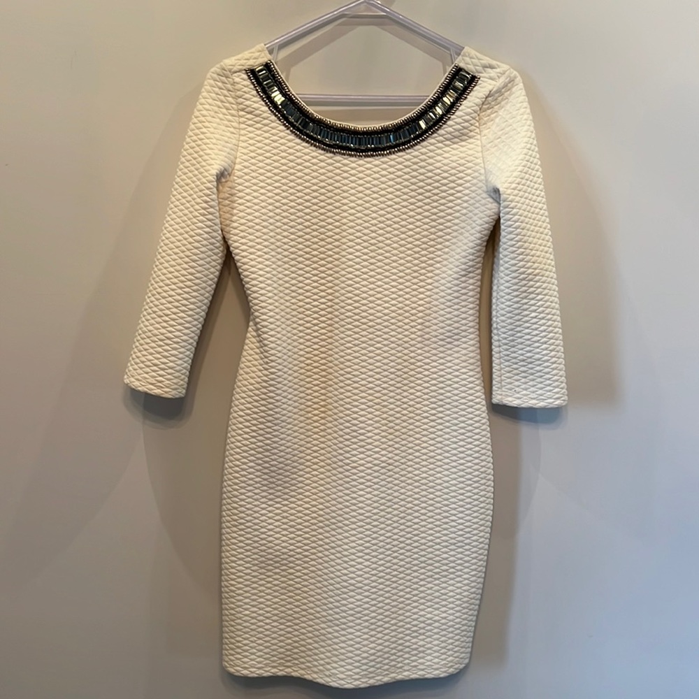 Cream dress!